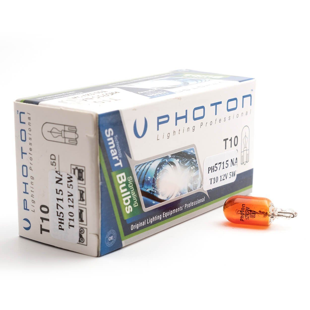 T10 12V Uyumlu W5W Dipsiz Amber Standart