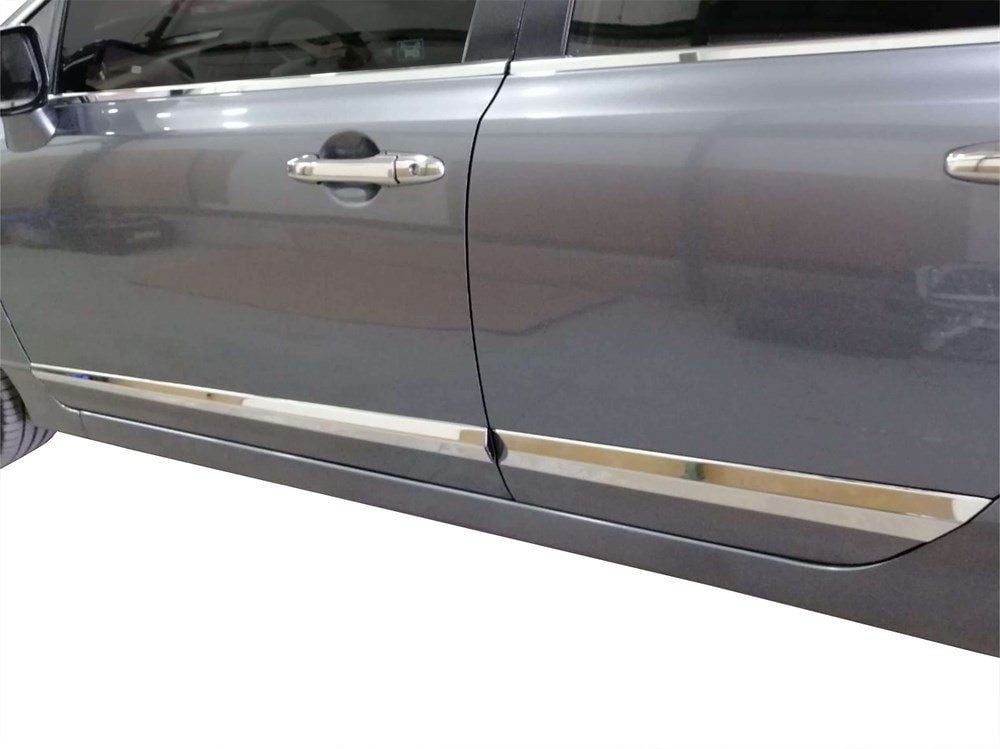 Honda civic 2006-2012 uyumlu 8 Yan Kapı Çıtası 4 Parça Krom