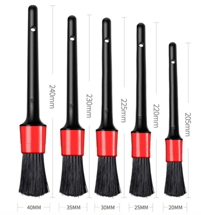 Drs Tuning Detail Dash Brush Detay Fırçası Seti 5 'li Kaliteli Detaylı Farklı Boyutlarda Fırça Seti