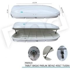 Tabut Port Bagaj Beyaz 450LT Tuğra