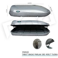 Tabut Port Bagaj Gri 450LT Tuğra