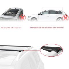 Daihatsu Terios 2006-2017 Arası ile uyumlu FLY Model Ara Atkı Tavan Barı SİYAH