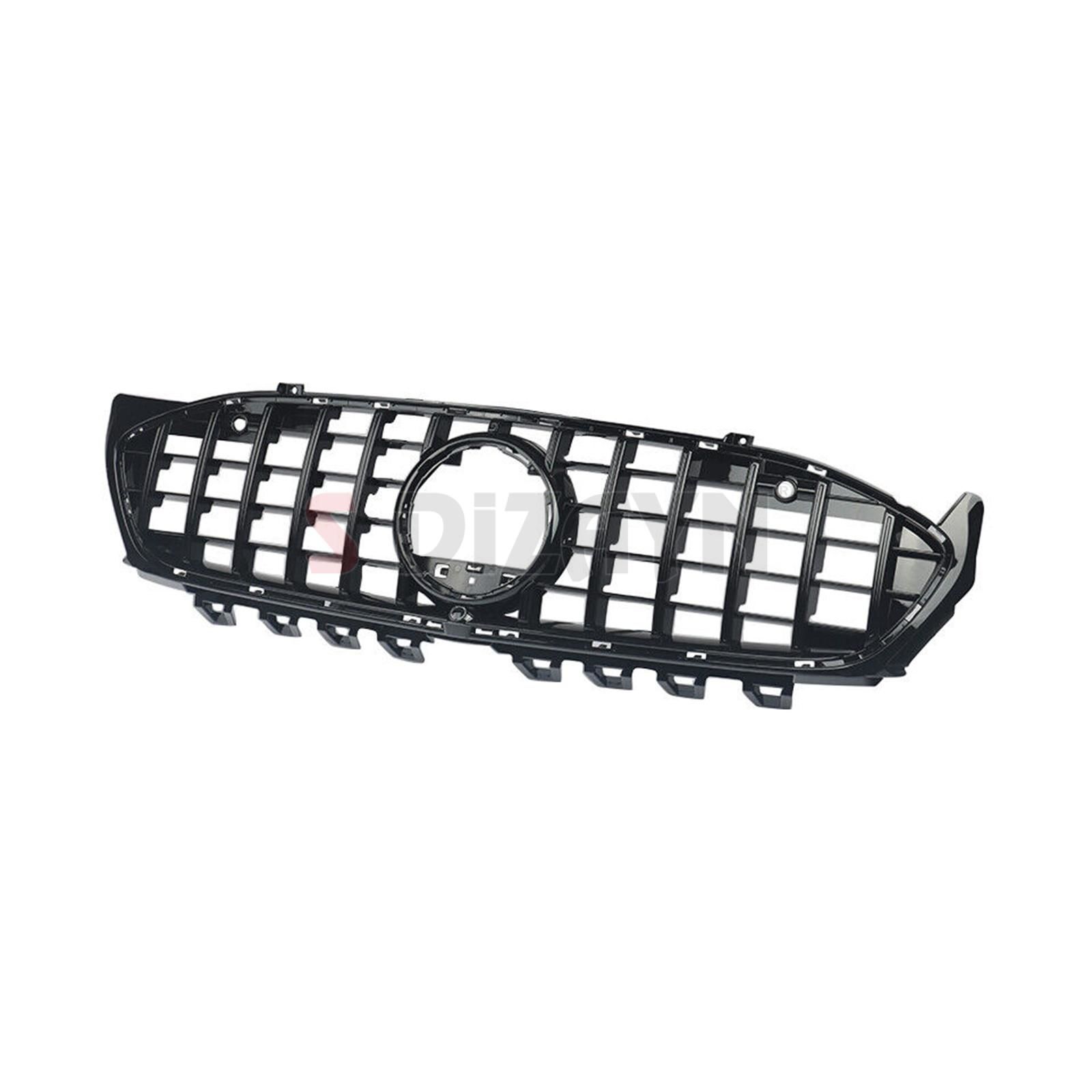 S-Dizayn Mercedes CLA W118 Ön Panjur Parlak Siyah Piano Black GTR Model 2020-2022