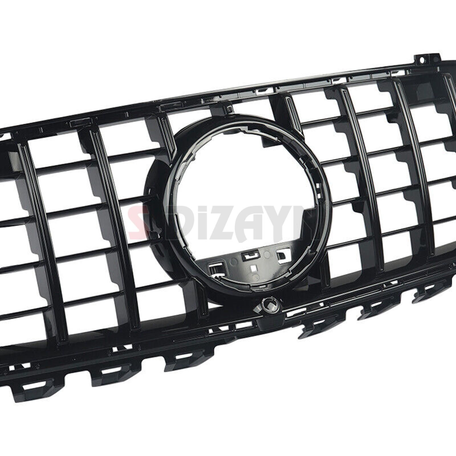 S-Dizayn Mercedes CLA W118 Ön Panjur Parlak Siyah Piano Black GTR Model 2020-2022