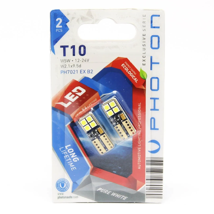 W5W T10 Uyumlu Ph7021 Ex Can-Bus Özel Plaka LED