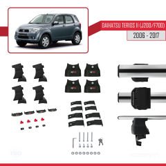 Daihatsu Terios II (J200/F700) 2006-2017 Arası ile uyumlu ACE-4 Ara Atkı Tavan Barı GRİ