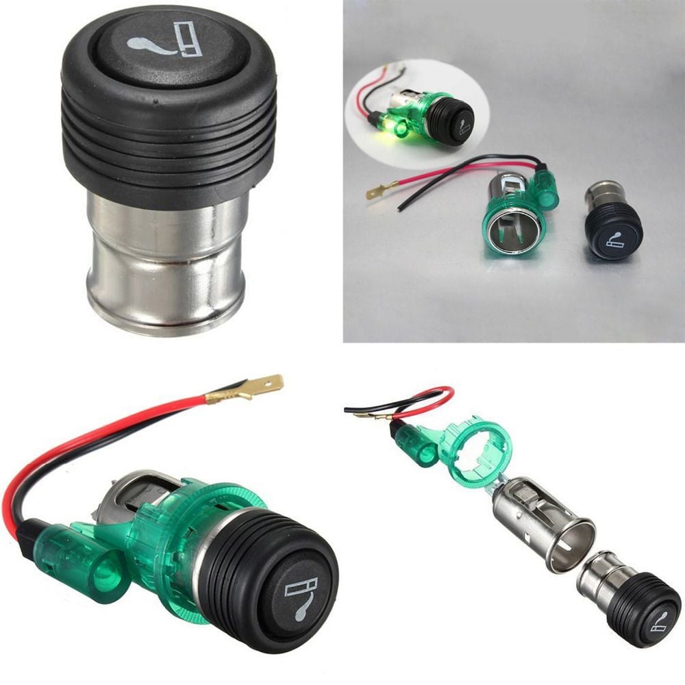 Yeşil Işıklı Çakmak 12V / Icca10