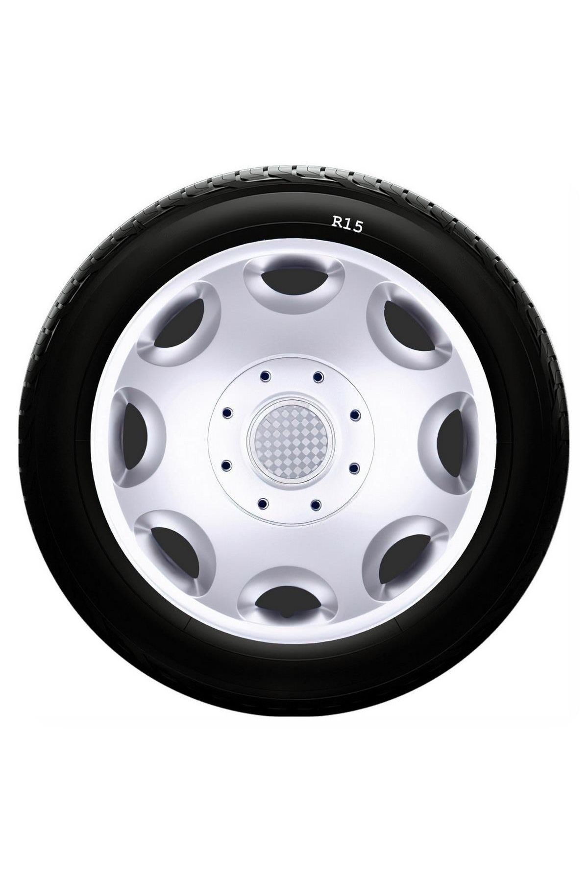 Dacia Uyumlu 15 Inc Kırılmaz SKS Jant Kapağı 1 Takım 4 Adet No:300