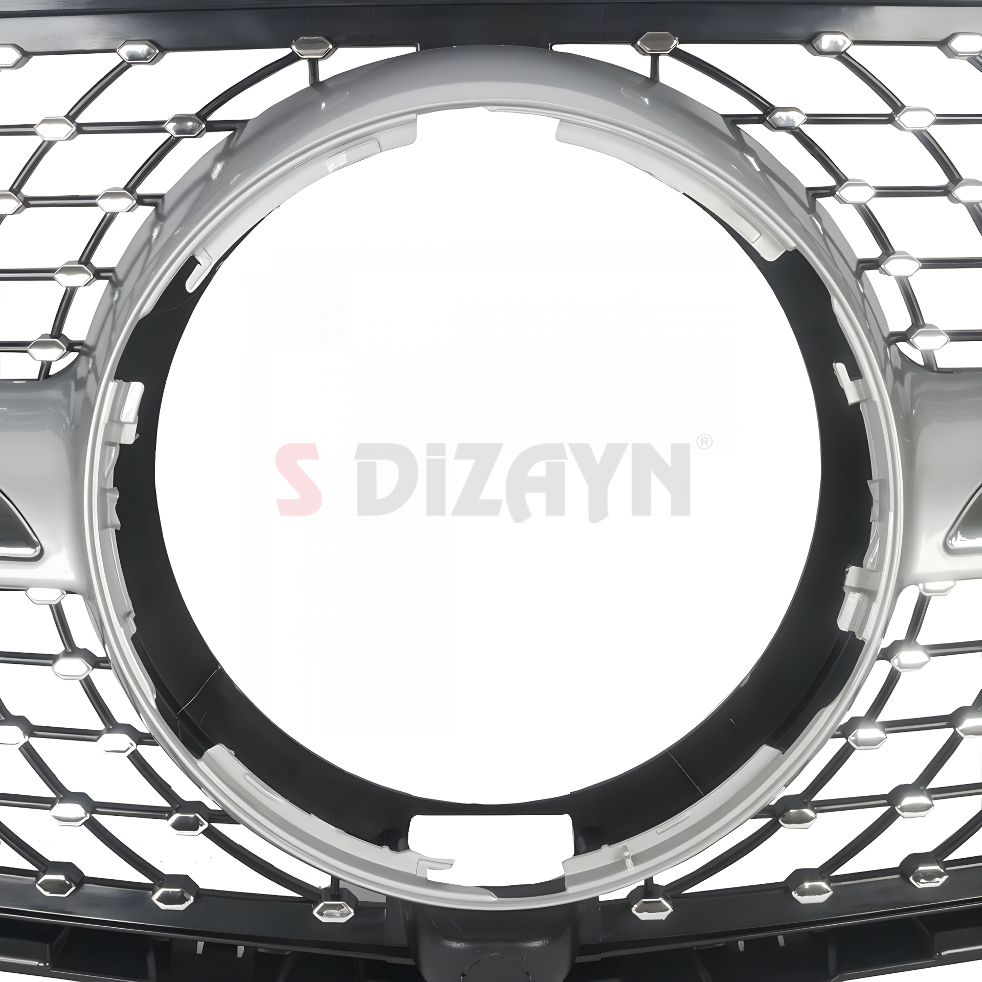 S-Dizayn Mercedes GLC X253 Ön Panjur Krom Diamond Model 2015-2019