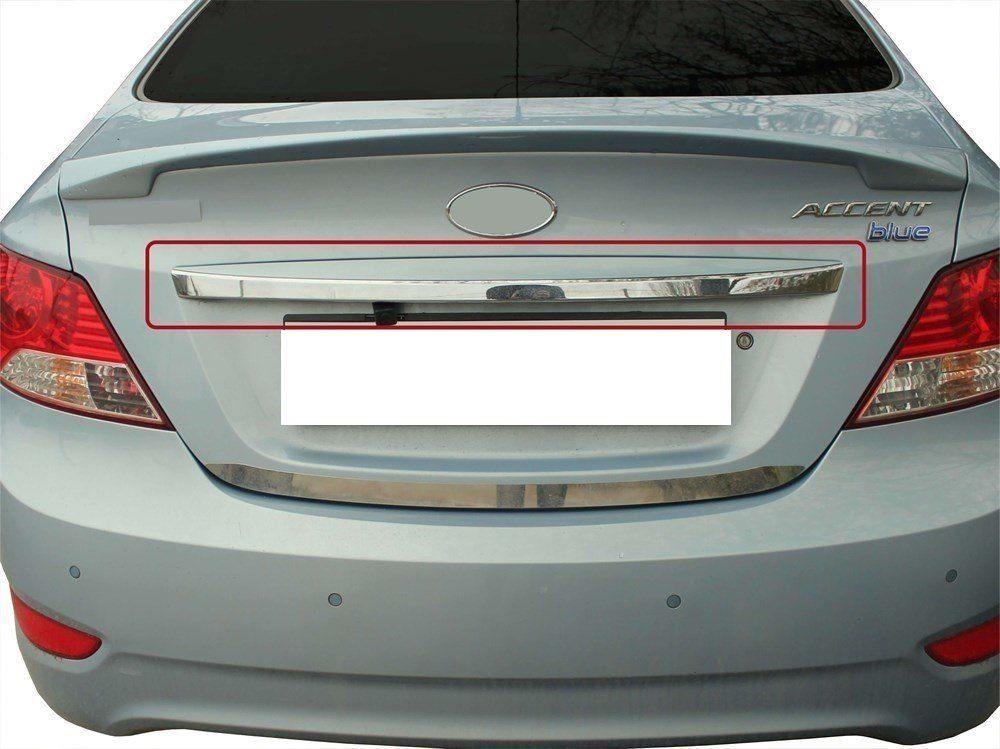Hyundai Accent Uyumlu Blue Rb Bagaj Çıtası Krom 2011 Ve Sonrası