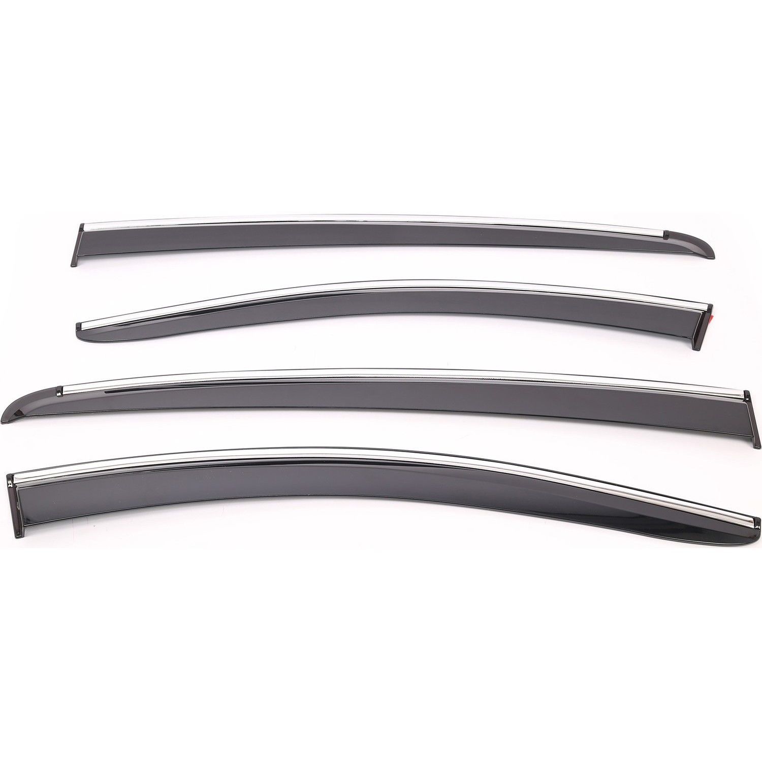 Sunplex Nissan Uyumlu Qashqai 2007-2014 Style 4 Lü Set Kromlu Cam Rüzgarlığı Ön Ve Arka Parça