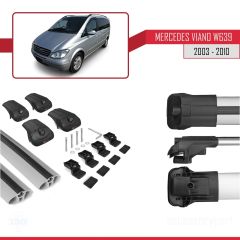 Mercedes Viano 2003-2010 Arası ile uyumlu ACE-1 Ara Atkı Tavan Barı GRİ