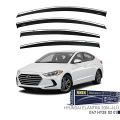 Niken Hyundai Uyumlu Elantra Kromlu Cam Rüzgarlığı 2016 - 2018