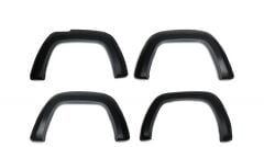 VOLKSWAGEN AMAROK 2010 Set 4 Parça Çamurluk Kaplama 9203 Siyah Mat Asa Kum Desen Vidalı