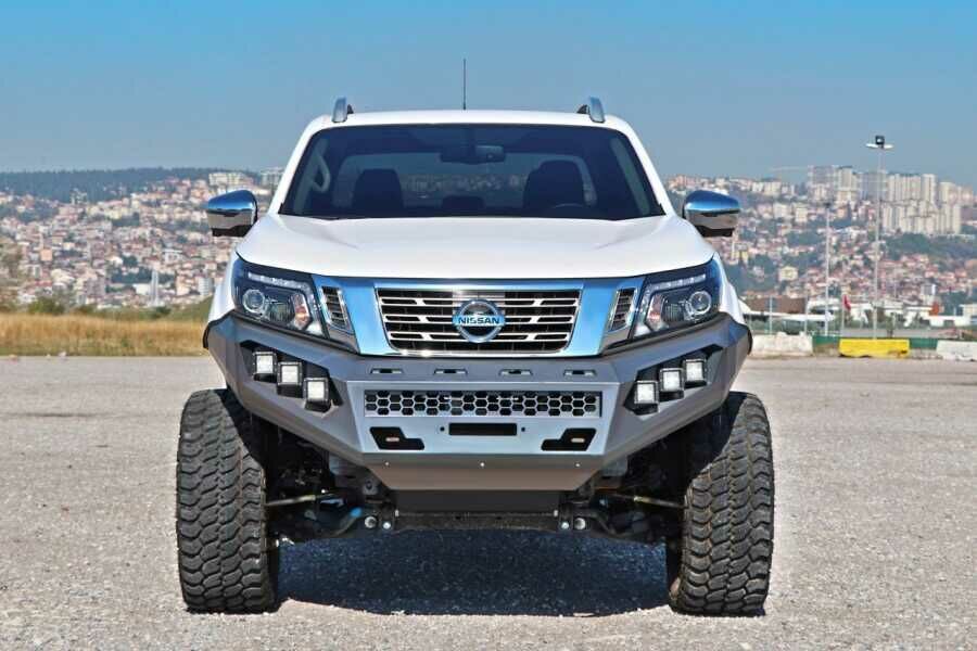 Nissan Navara Uyumlu Off Road Çelik Ön Tampon Koruma 2019-2021 Aqm-M50 Parça