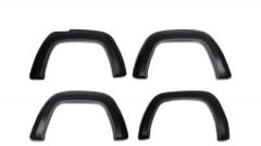 VOLKSWAGEN AMAROK 2010 Set 4 Parça Çamurluk Kaplama 9203 Siyah Mat Asa Kum Desen Vidasız