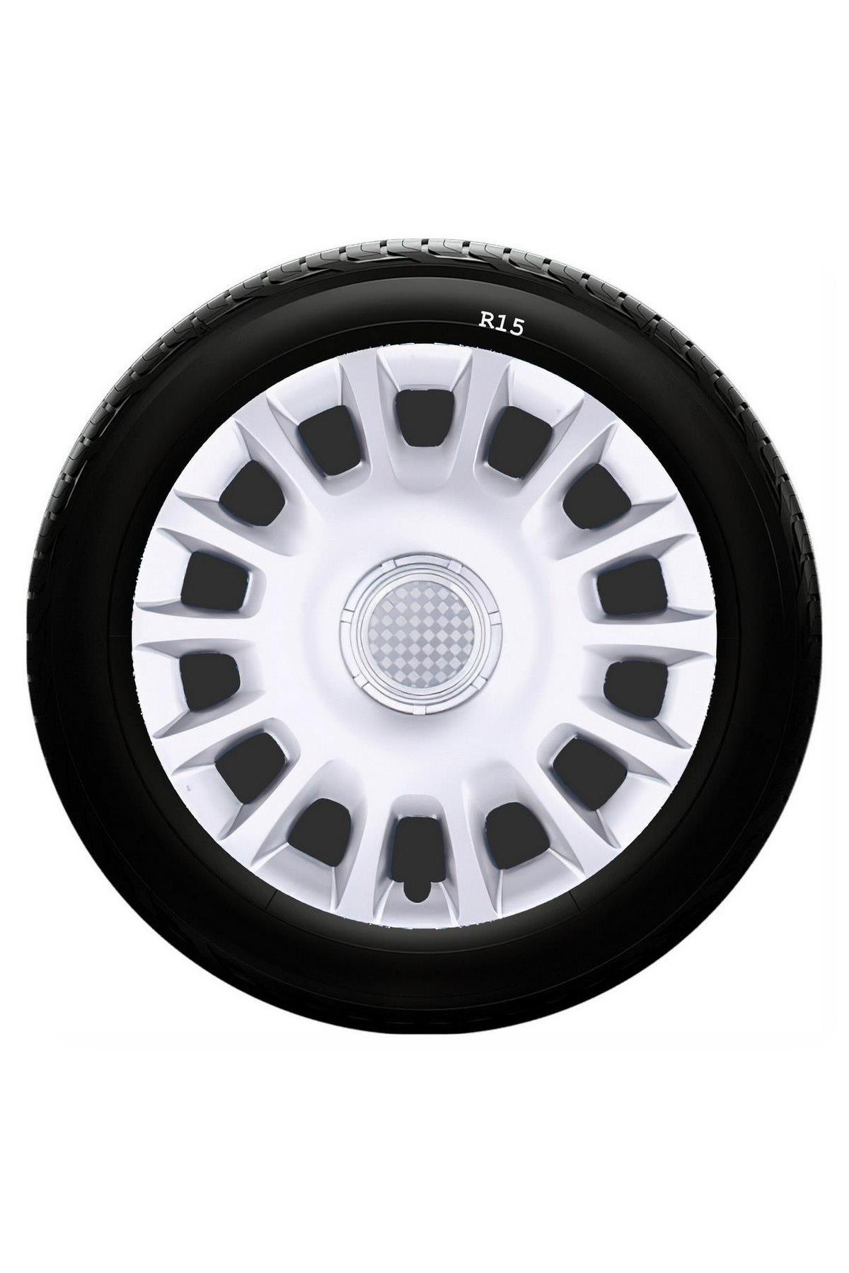 Dacia Uyumlu 15 Inc Kırılmaz SKS Jant Kapağı 1 Takım 4 Adet No:307