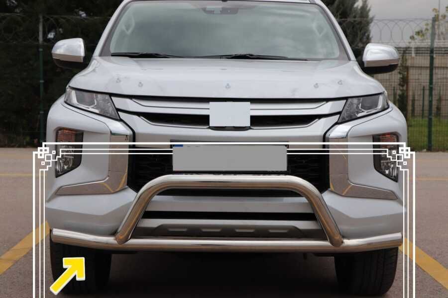 Mercedes X-Class Uyumlu Off Road Ön Koruma Krom FaceOff Chrome 2017+ Pst14 Parça