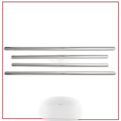 Skoda Fabia Cam Çıtası 2000-2007 Uyumlu Paslanmaz Çelik Parça