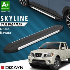 S-Dizayn Nissan Navara 2 Skyline Aluminyum Yan Basamak 203 Cm 2005-2015 A+ Kalite