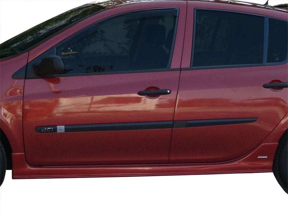 Renault Clio Uyumlu 3 Marşpiyel 2 Parça Fiber 2005-2012