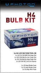 Photon H4 Bulb Kit (Çoklu lamba Set)