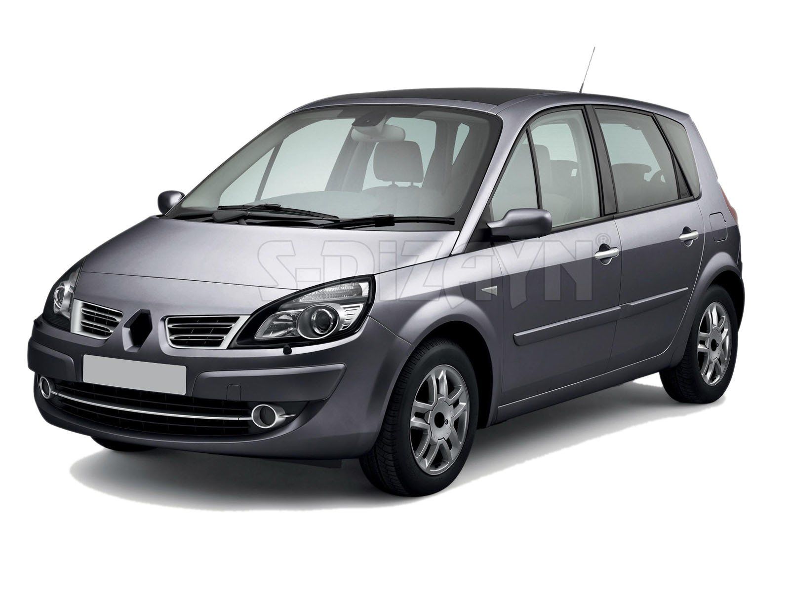 Renault Scenic Uyumlu 3 Krom Kapı Kolu 4 Kapı 2009 Üzeri