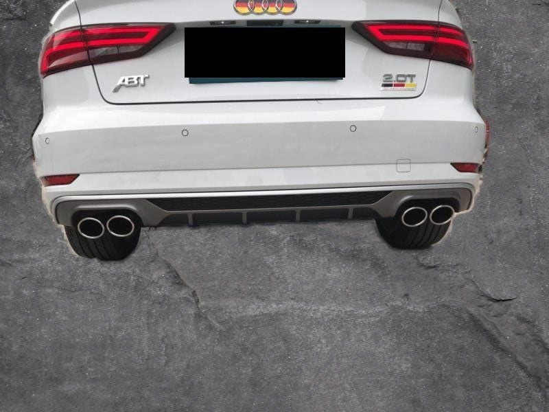 Audi A4 Uyumlu Arka Difüzör 2016 Model Ve Sonrası Plastik