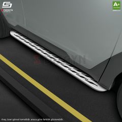 S-Dizayn Nissan Qashqai +2 OEM Still Pro V2 Aluminyum Yan Basamak 183 Cm 2007-2014