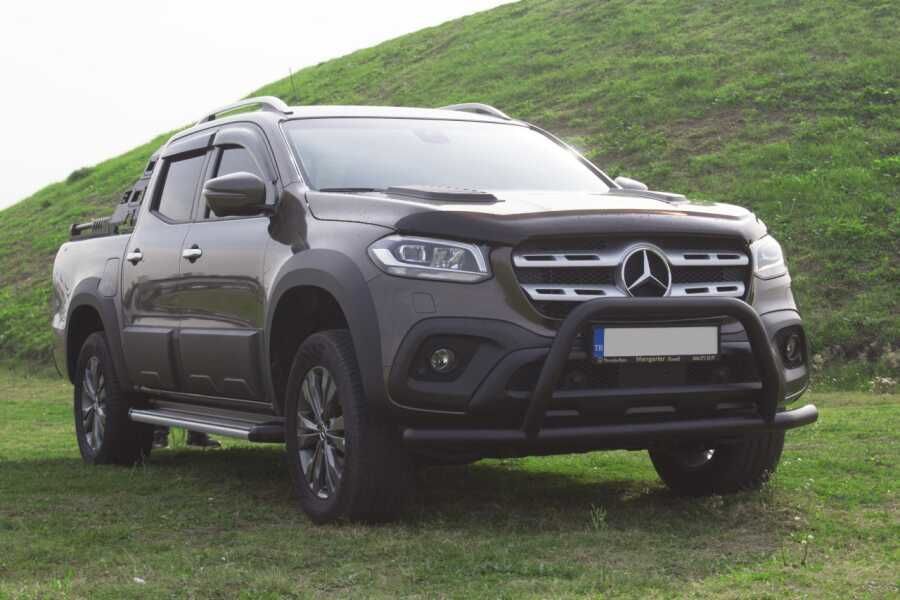 Mercedes X-Class Uyumlu Off Road Ön Tampon Koruma Demiri Siyah FaceOff Black 2017+ Pst15 Parça