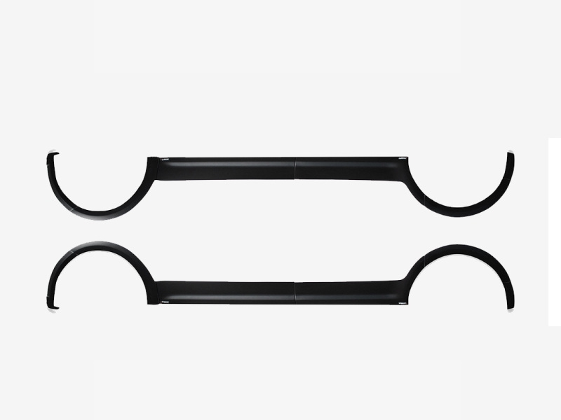 VOLKSWAGEN CADDY 2010 Set 12 Parça Çamurluk Kaplama Siyah Mat Asa Kum Desen Uzun Şase Soldan Sürgülü