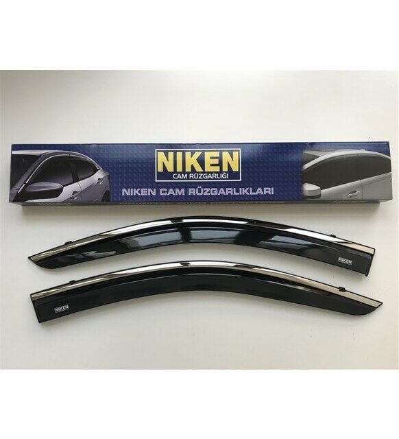 Niken Volkswagen Uyumlu Caddy -2003 Kromlu Cam Rüzgarlığı 2Li