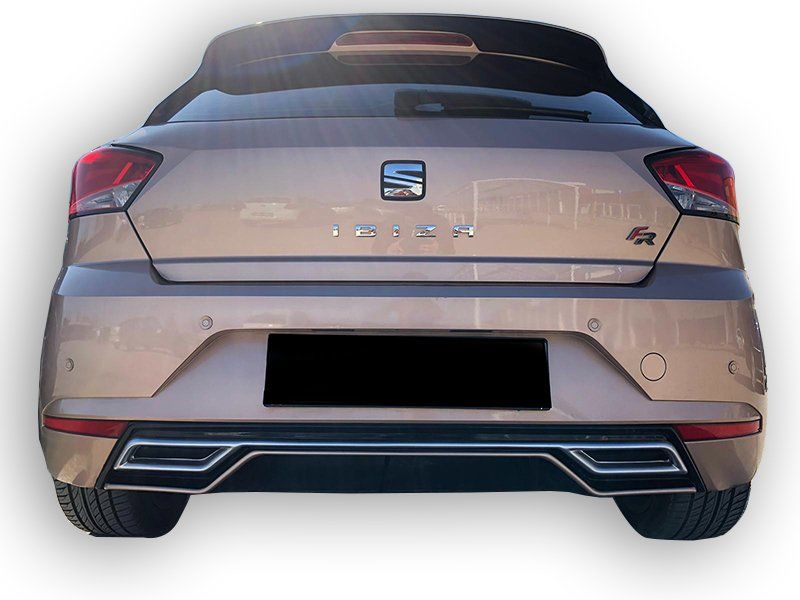 Seat İbiza Uyumlu (2017 Ve Sonrası) Egzoz Görünümlü Difüzör (Plastik)