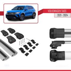 Volkswagen Taos 2021 ve Sonrası ile uyumlu ACE-1 Ara Atkı Tavan Barı GRİ