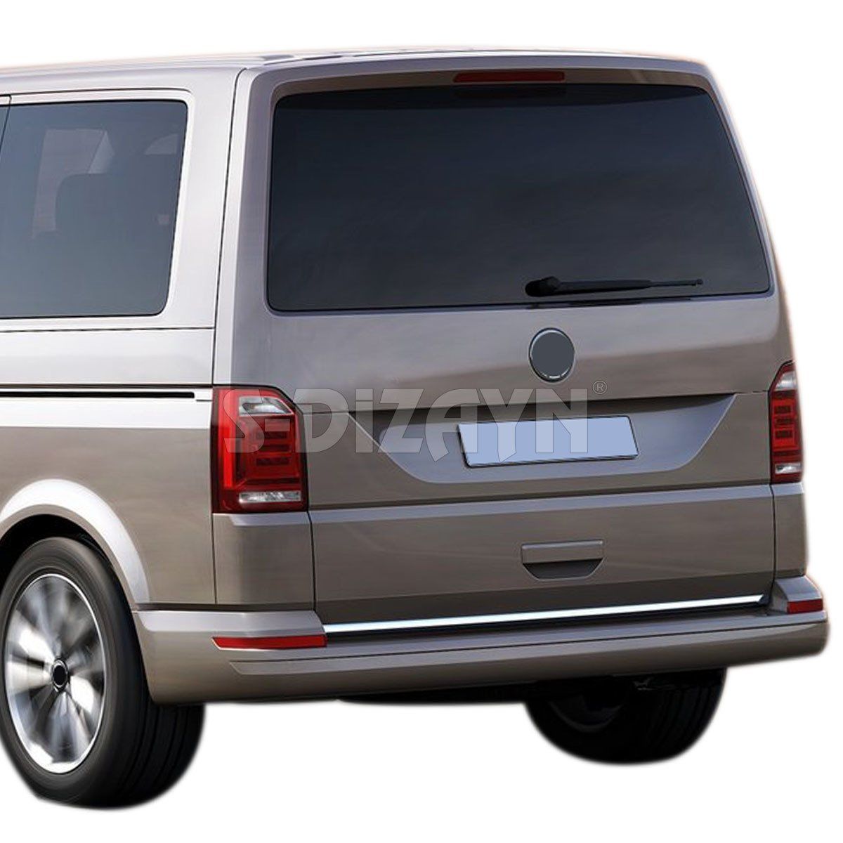 Volkswagen T6 Uyumlu Transporter Krom Bagaj Alt Çıtası 2015 Üzeri