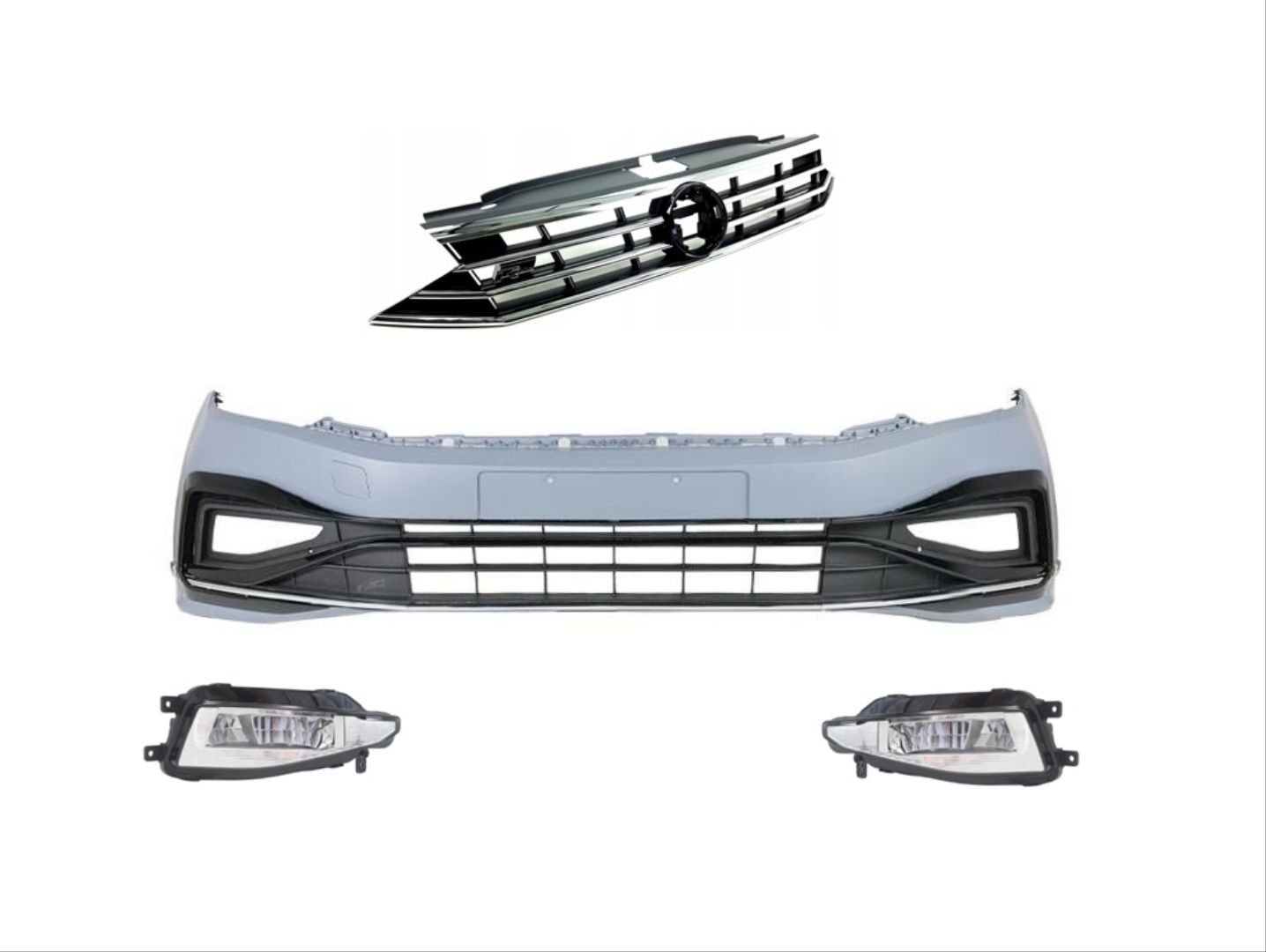 Passat B8 Uyumlu İçin 45420 Görünüm R-Line Ön Tampon & Panjur