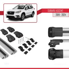 Subaru Ascent 2019 ve Sonrası ile uyumlu ACE-1 Ara Atkı Tavan Barı GRİ