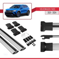Volkswagen Taos 2021 ve Sonrası ile Uyumlu FLY Model Ara Atkı Tavan Barı GRİ