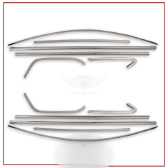 Volkswagen Golf Uyumlu 7 Cam Çerçevesi -2013 Paslanmaz Çelik Parça