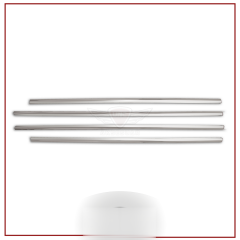 Volkswagen Golf Uyumlu 7 Cam Çıtası -2013 Paslanmaz Çelik Parça