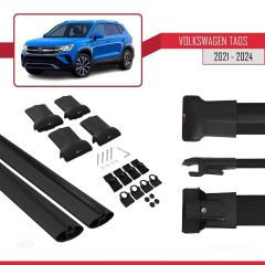 Volkswagen Taos 2021 ve Sonrası ile Uyumlu FLY Model Ara Atkı Tavan Barı SİYAH