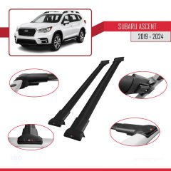 Subaru Ascent 2019 ve Sonrası ile Uyumlu FLY Model Ara Atkı Tavan Barı SİYAH