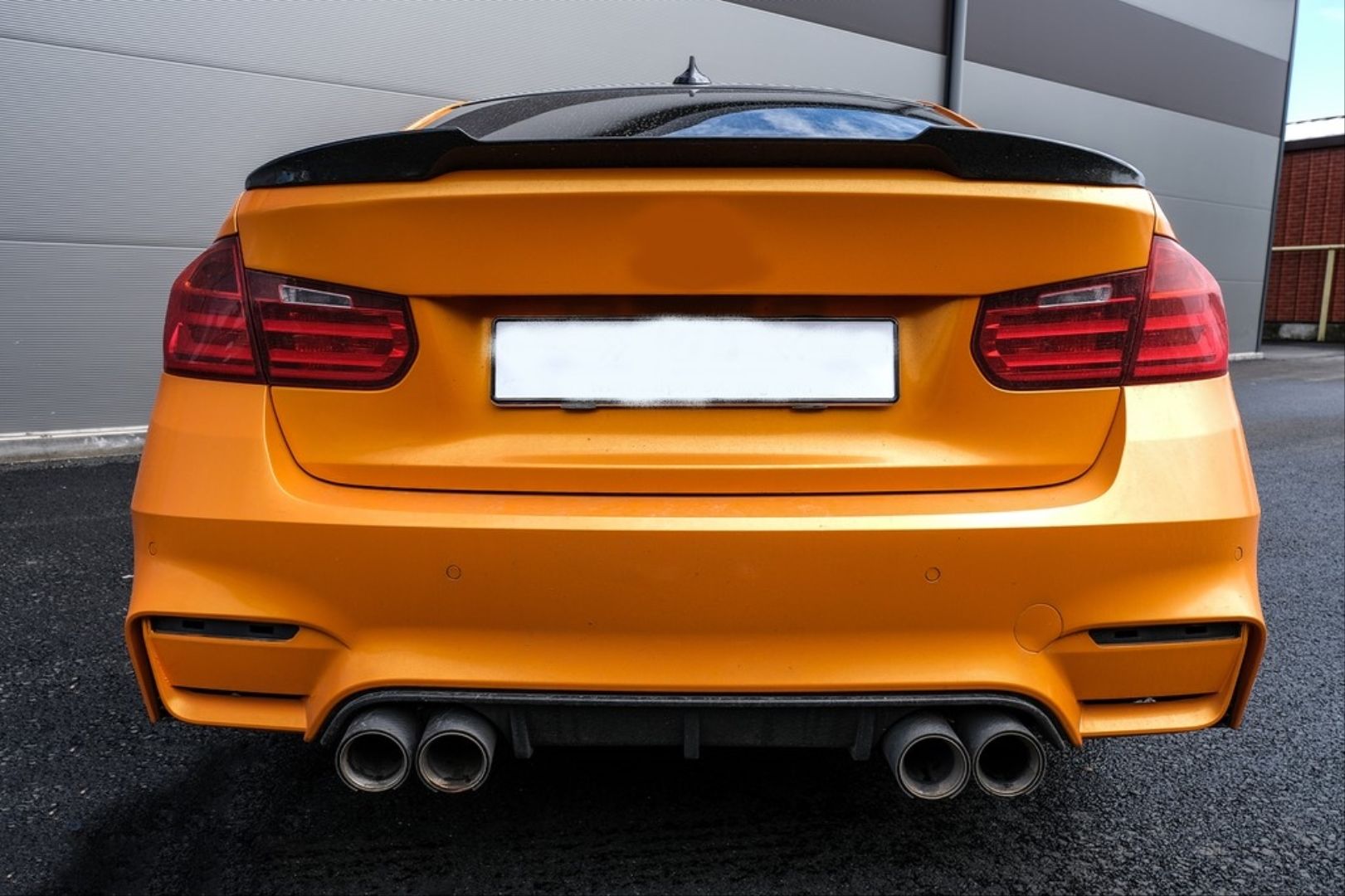 Bmw 3 Uyumlu Serisi (2012-2018) F30 M4 Spoiler - Piano Black
