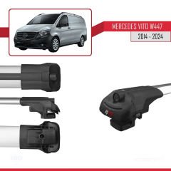Mercedes Vito (W447) 2014 ve Sonrası ile uyumlu ACE-1 Ara Atkı Tavan Barı GRİ 4 ADET BAR