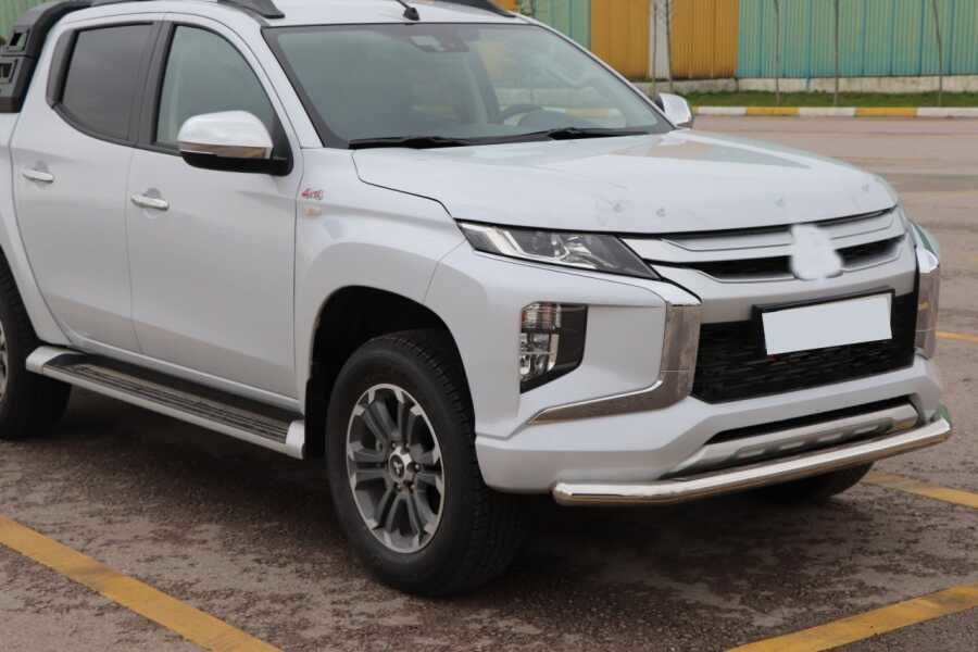 Ford Ranger Uyumlu Ön Tampon Koruma Demiri Krom Tekli Bıyık 2006+ Pst19 Parça