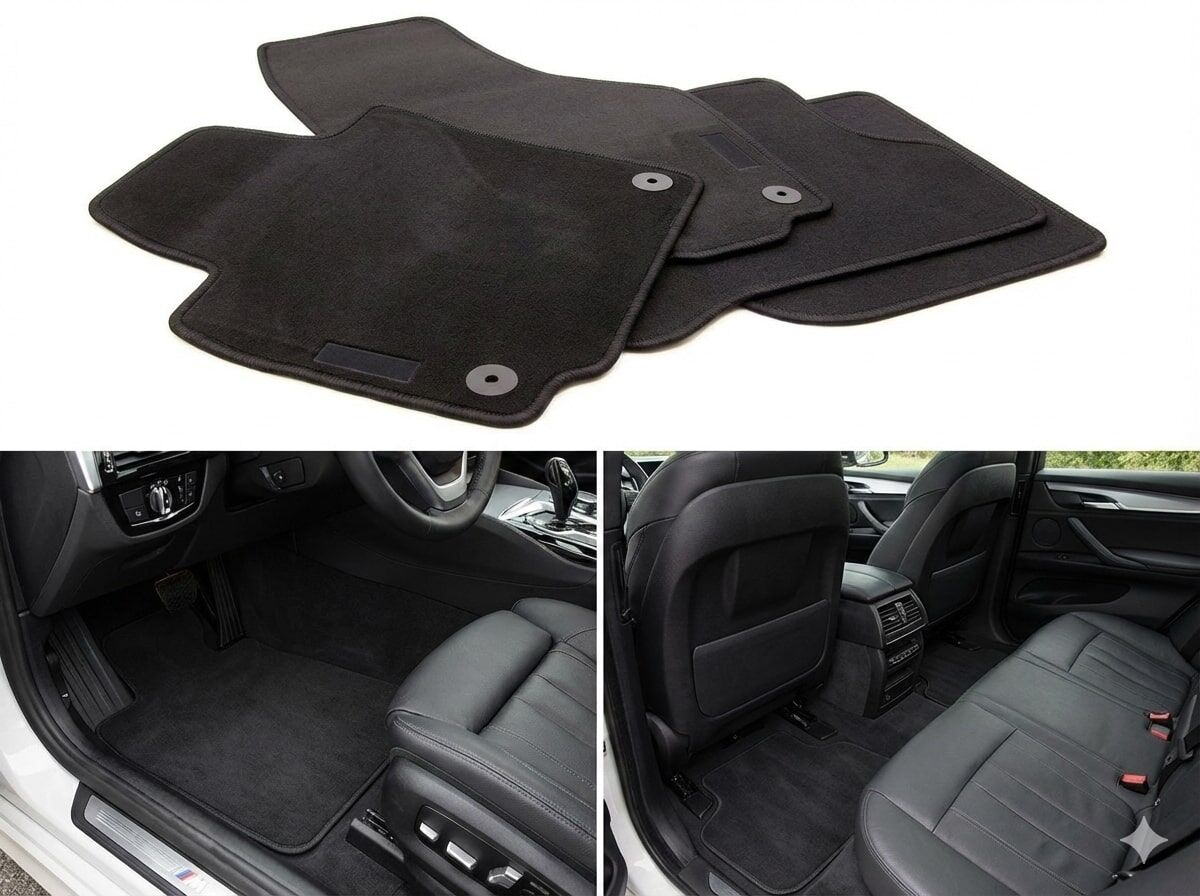 A5 2009+ Coupe Halı Paspas Araca Özel Üretim Yazılı