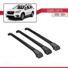 Subaru Evoltis 2020 ve Sonrası ile uyumlu ACE-1 Ara Atkı Tavan Barı SİYAH 3 ADET BAR