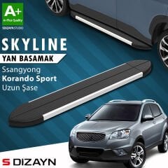 S-Dizayn Ssangyong Korando Sport Skyline Aluminyum Yan Basamak 203 Cm 2010-2019 A+ Kalite
