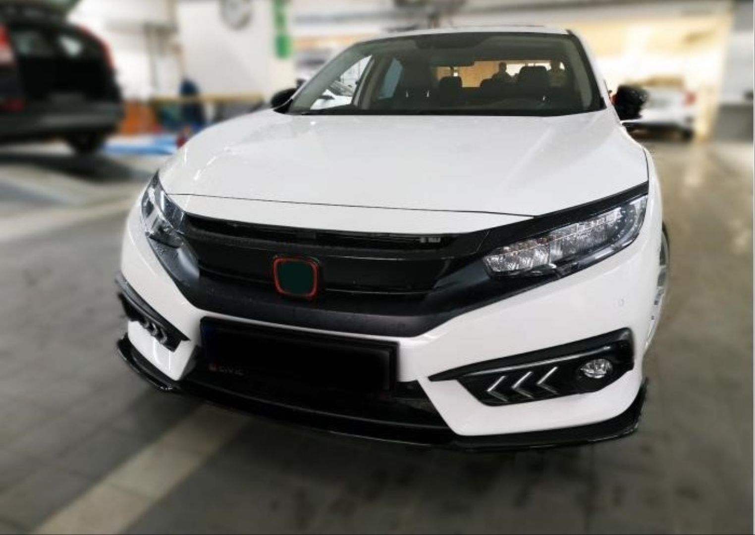 Honda Civic Uyumlu Fc5 2016-2020 Ön Lıp Dizayn B (Tek Parça)