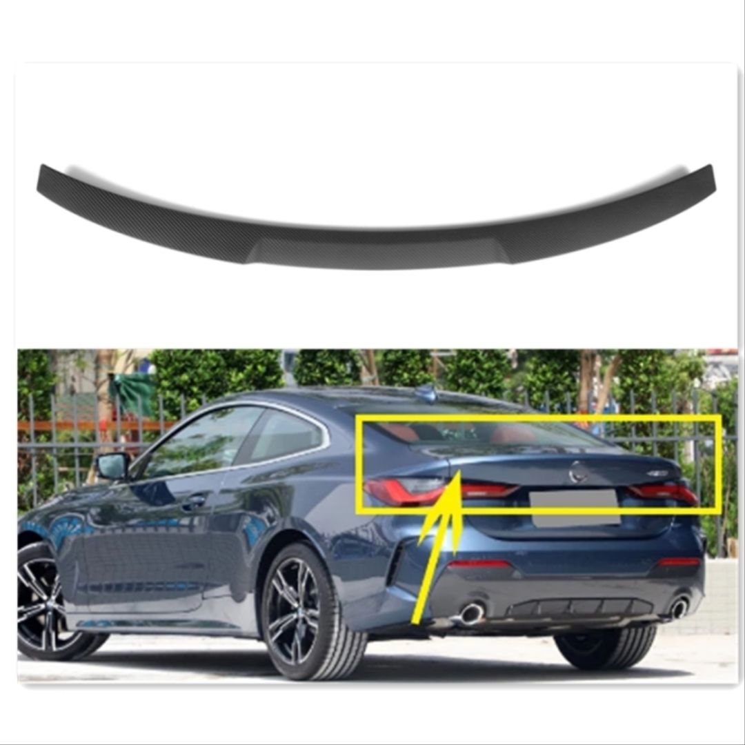 Bmw 4 Uyumlu Serisi(2021) G22 M4 Spoiler - Piano Black (Parlak Siyah)